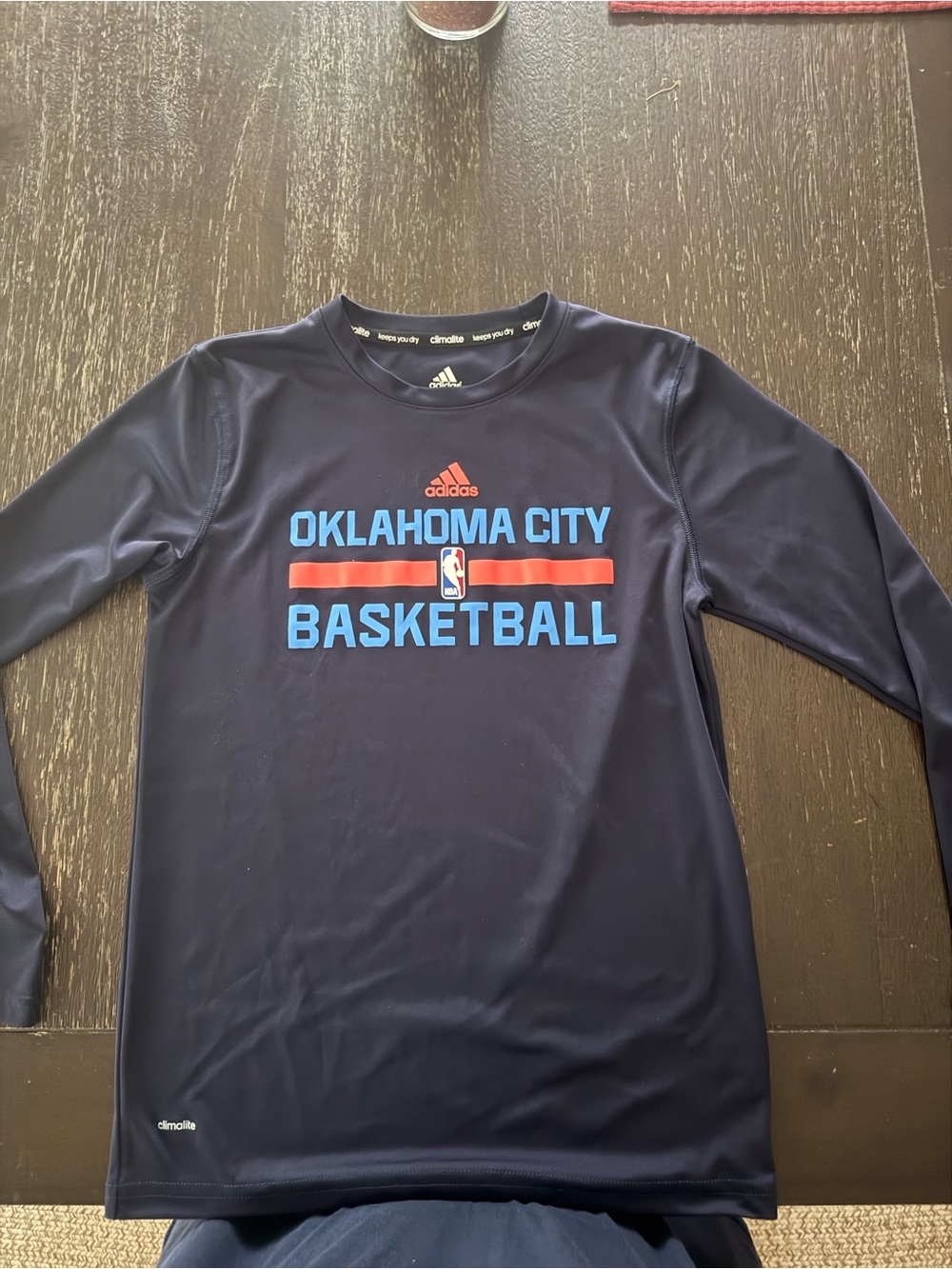 adidas Oklahoma Basketball  Long Sleeve Shirt